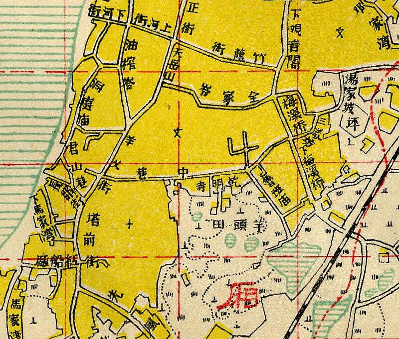 1947年《岳阳县城地籍一览图》插图2