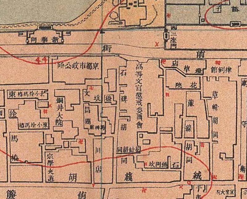 1916年《京都市内外城地图》插图1