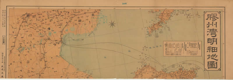1914年《胶州湾明细地图》插图