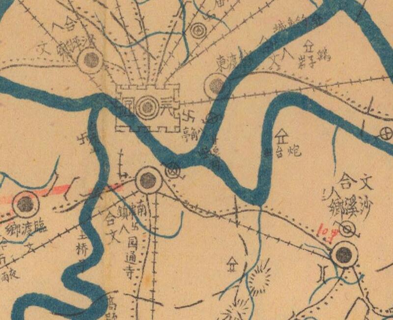 1941年《四川省合川县全图》插图1