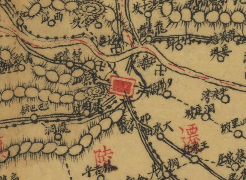 1942年前湖南《保靖县图》插图1