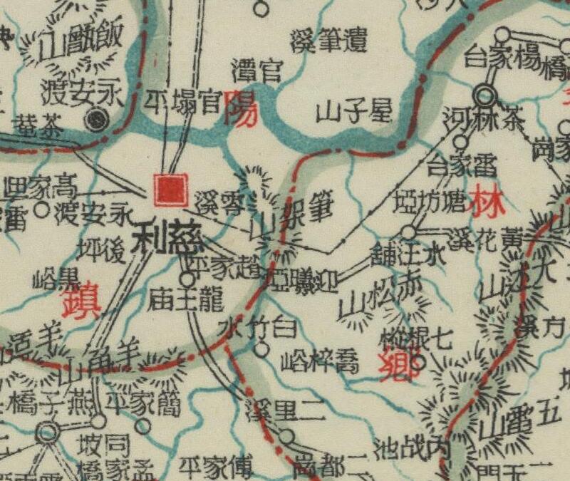 1940年湖南《慈利县图》插图2