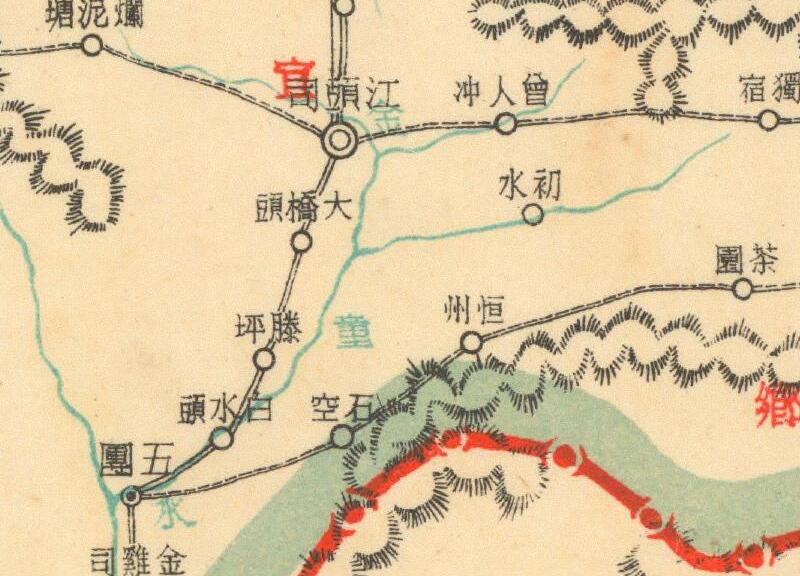 1940年湖南《城步县图》插图3