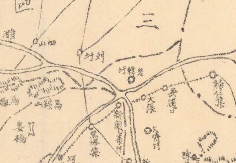 1943年《泗县新区界一览图》插图2