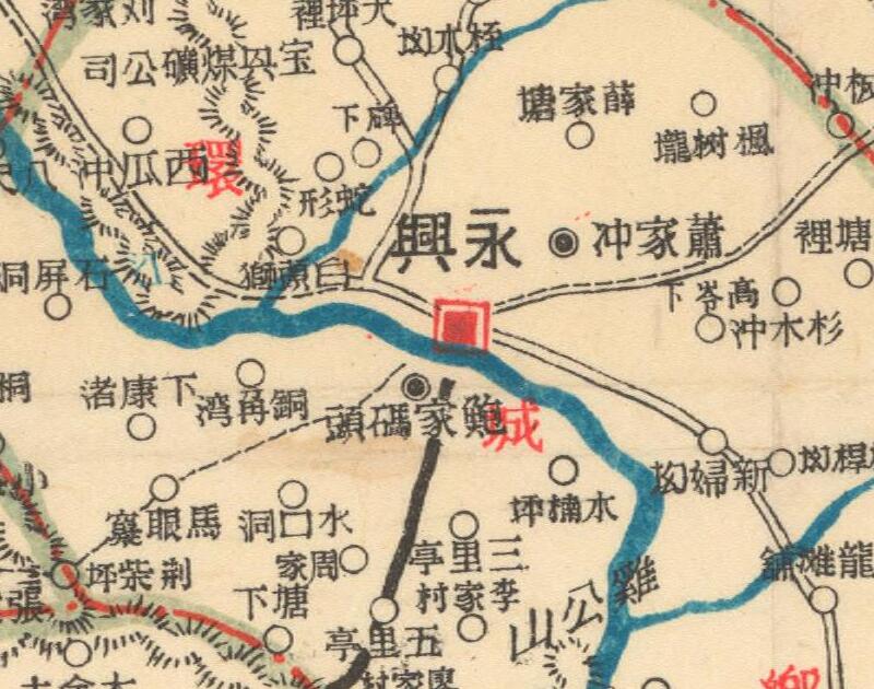 1940年湖南《永兴县图》插图2