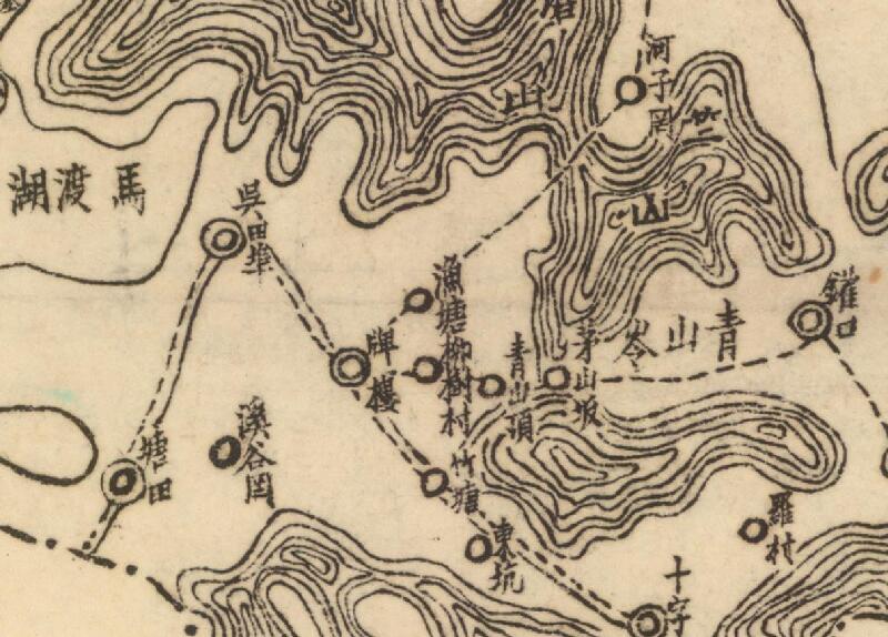 民国安徽《贵池县全图》插图1