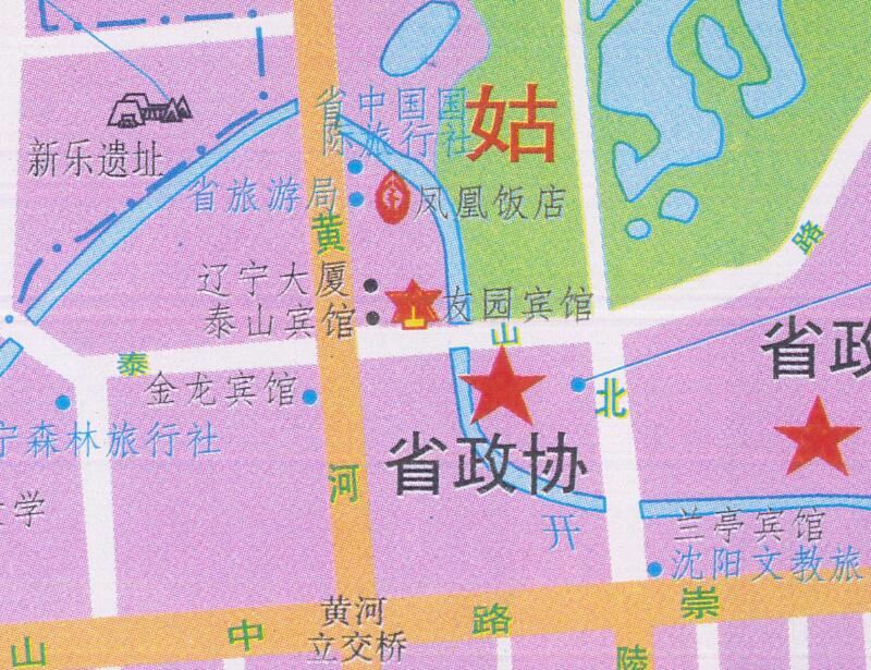 1997年《沈阳观光导游图》插图4