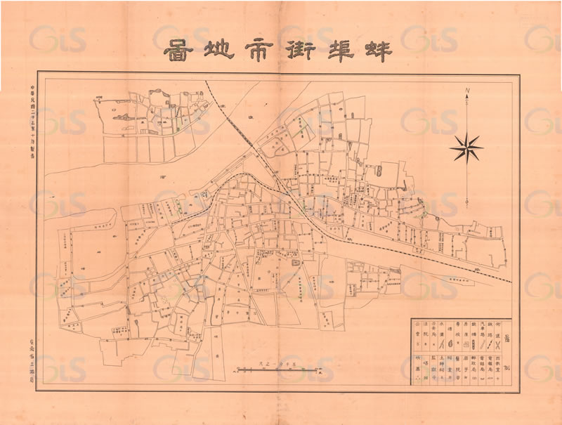 1936年《蚌埠街市地图》插图