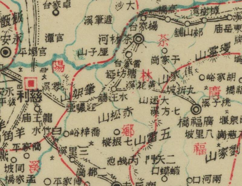 民国湖南《慈利县图》插图1