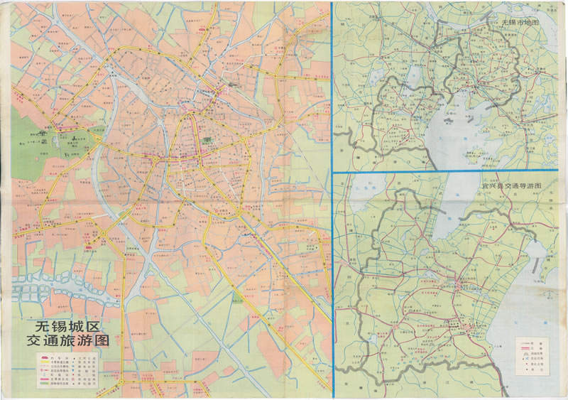 1987年《无锡旅游图》插图1