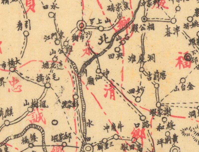 1942年湖南《浏阳县图》插图2