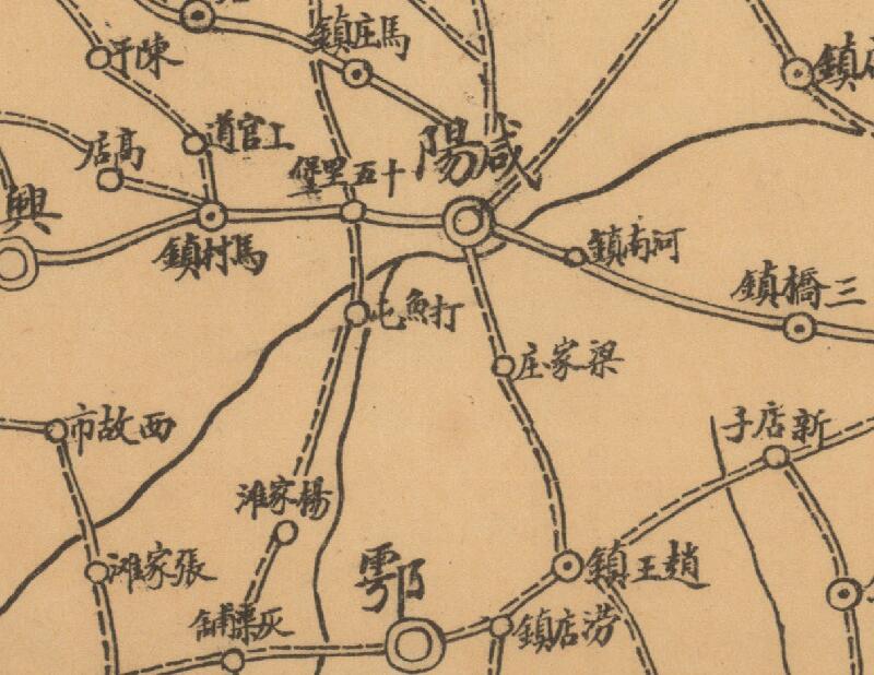 1929年《关中道地形要图》插图1