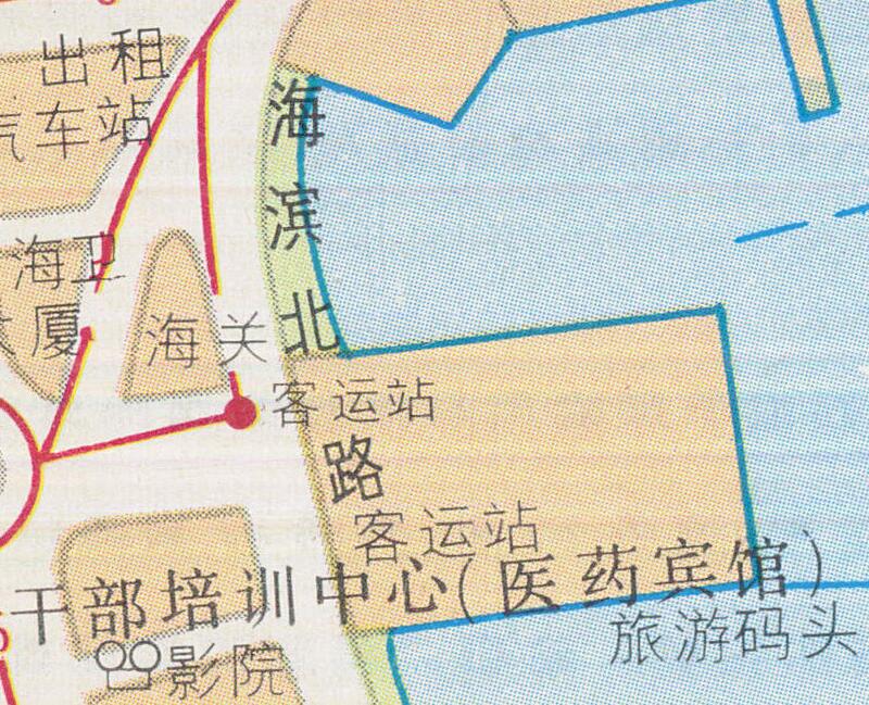 1993年《威海交通游览图》插图2