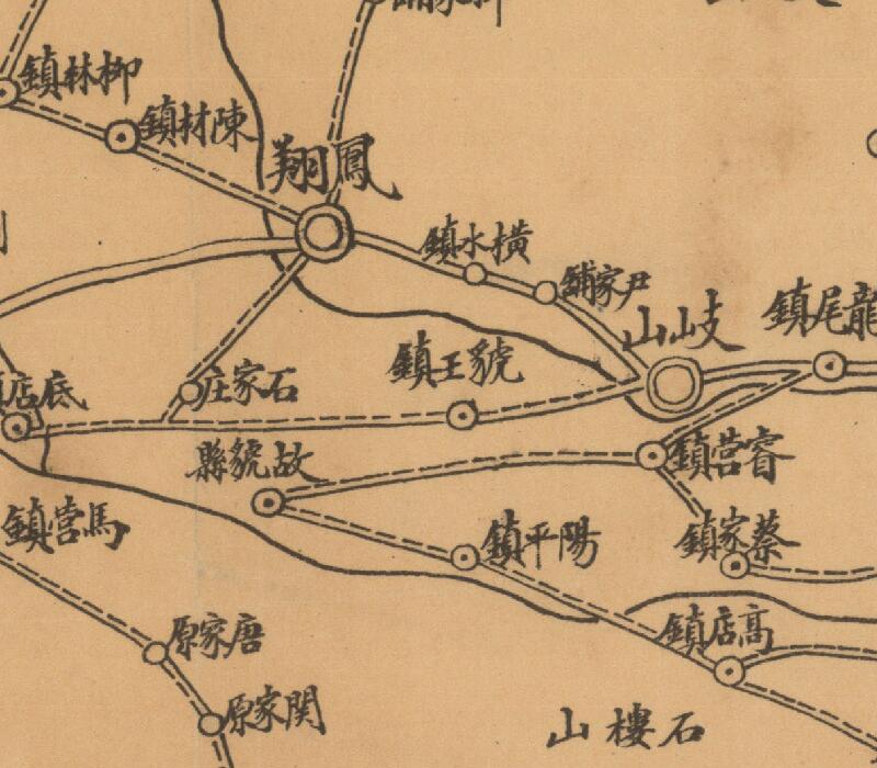 1929年《关中道地形要图》插图2
