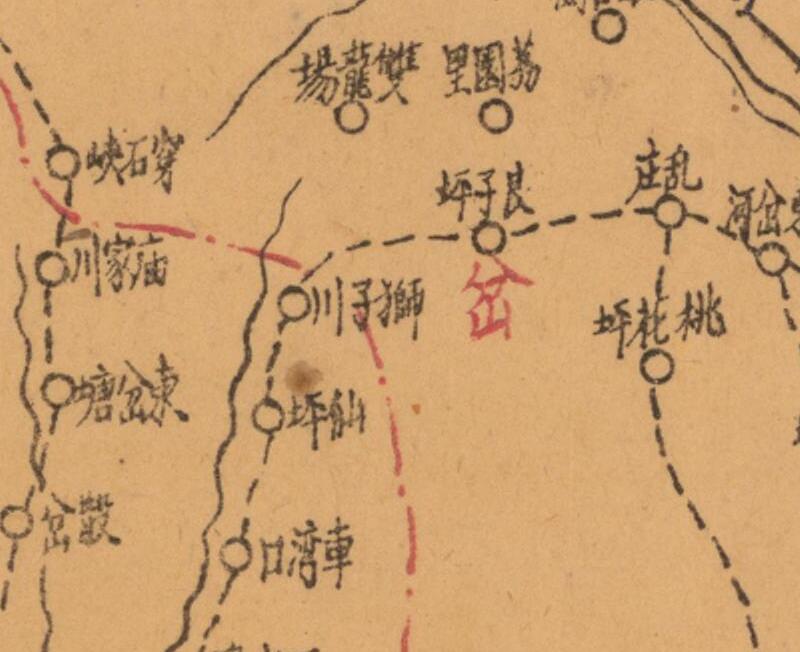 民国甘肃《天水县》地图插图3