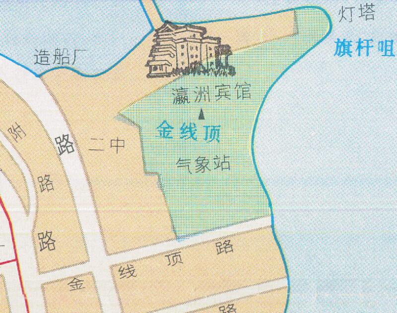 1993年《威海交通游览图》插图4