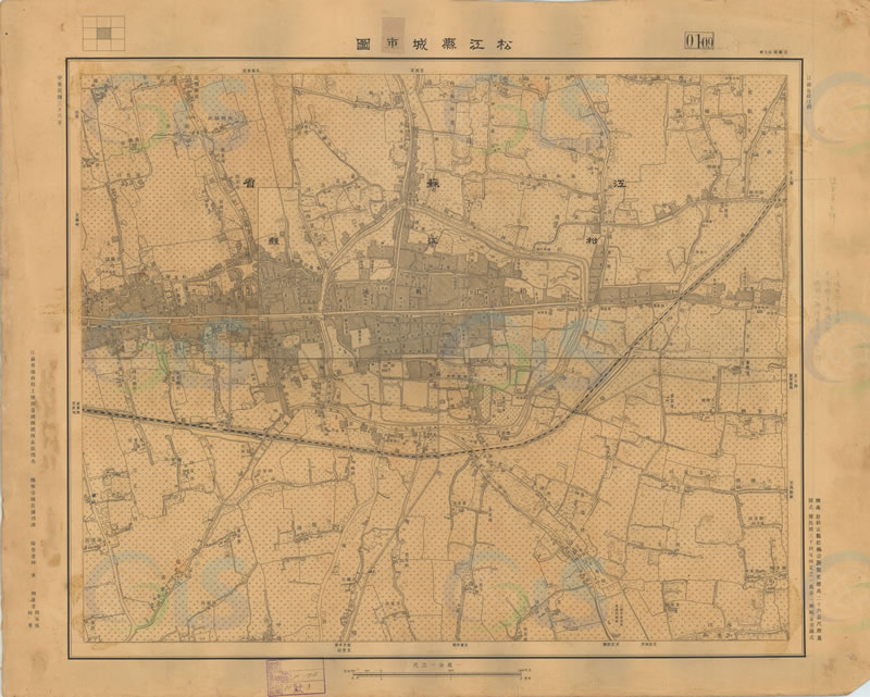 1947年《吴淞口城市图》插图