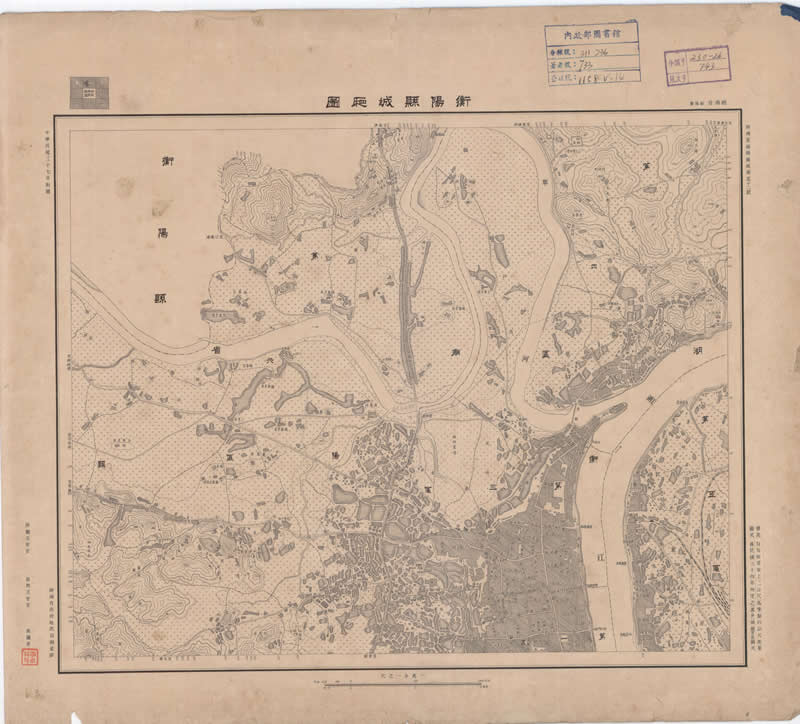 1948年《衡阳县城厢图》插图1