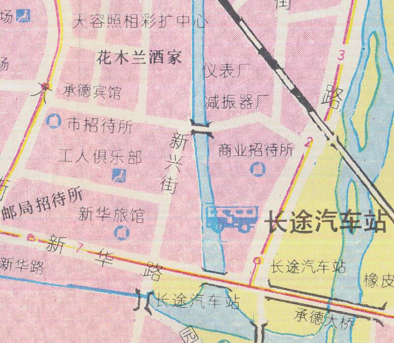 90年代初《承德旅游图》插图3