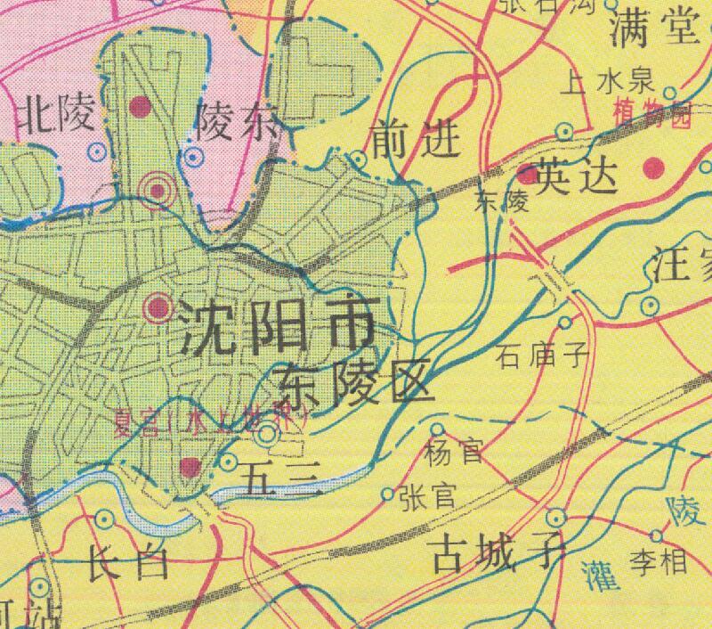 1994年《沈阳实用地图》插图4