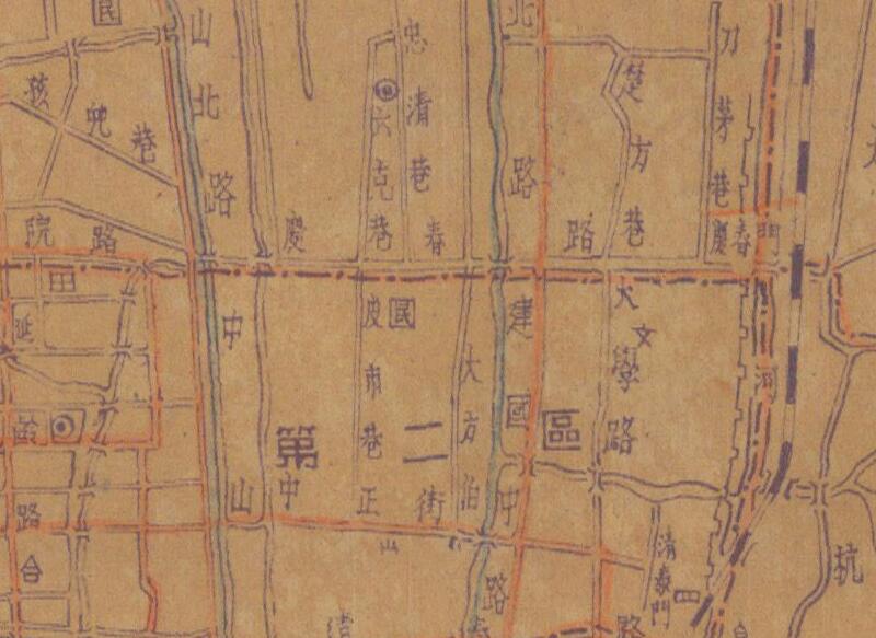 1947年《浙江省杭州市全图》插图2