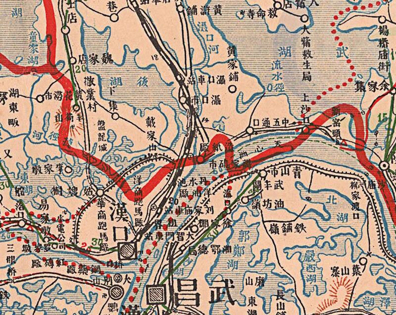 1932年《湖北省舆图》插图2