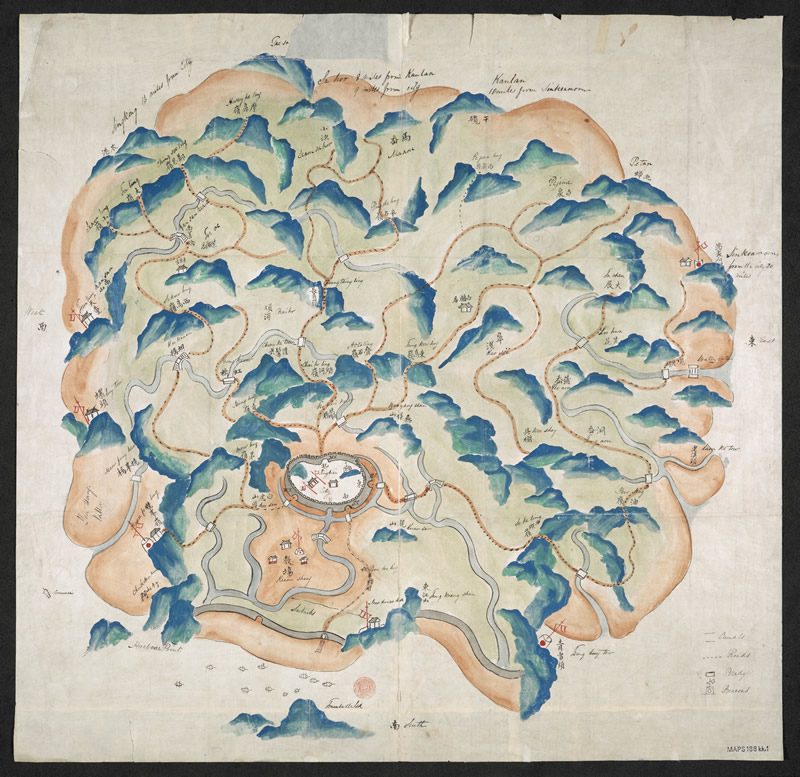 1841年后《定海县舆图》插图