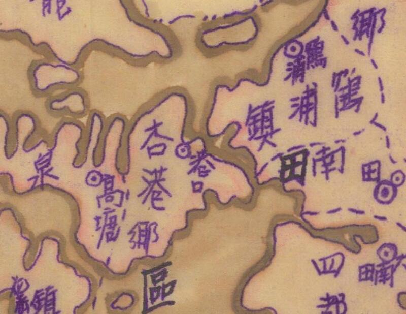 1942年《浙江省三门县图》插图1