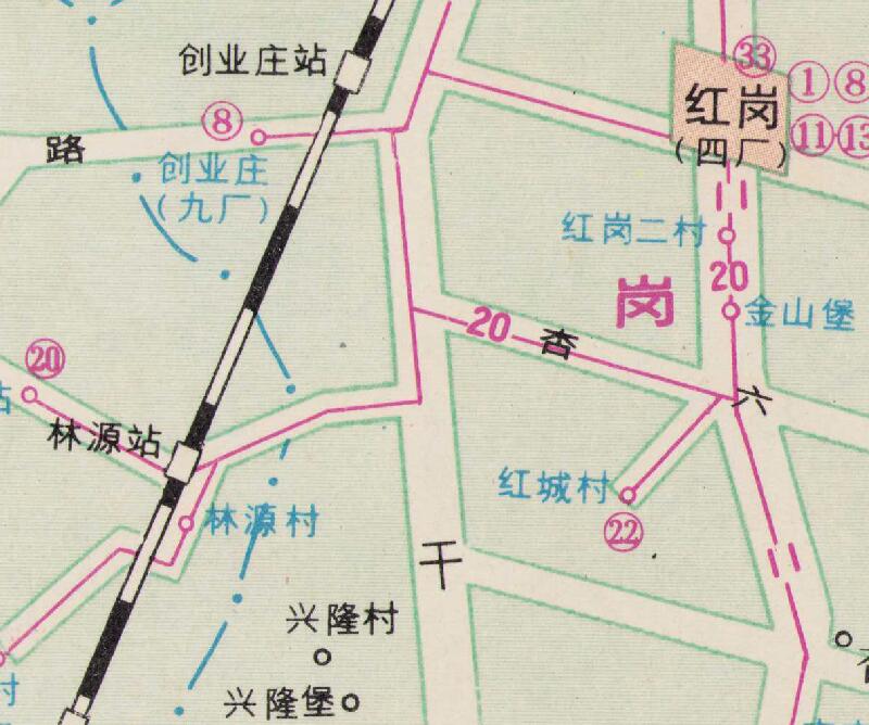 1989年《大庆交通图》插图3