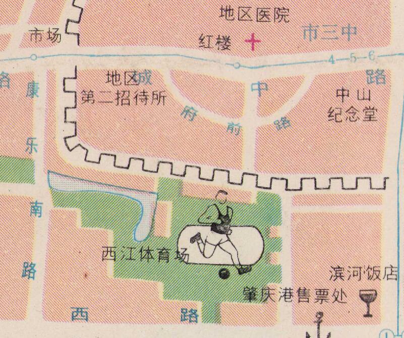 1981年《肇庆旅游图》插图3