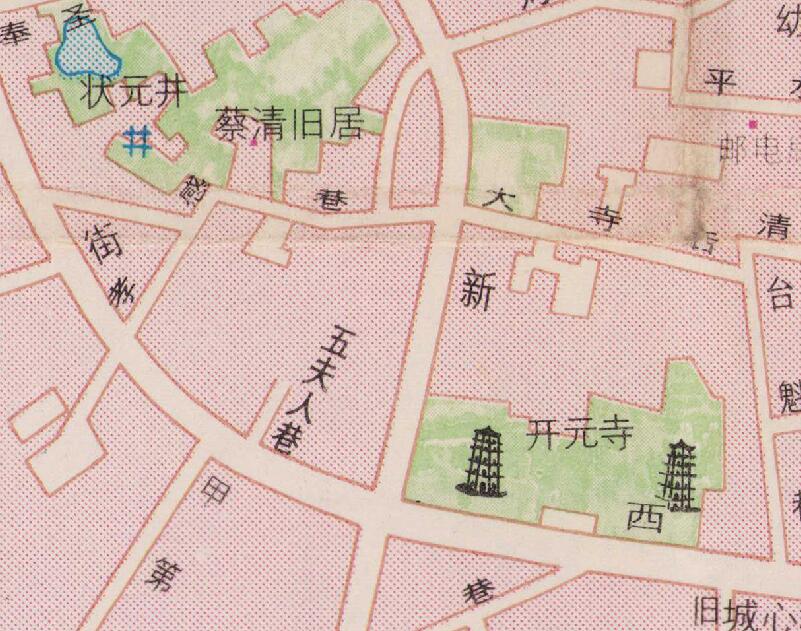 1985年《泉州市区图》插图4