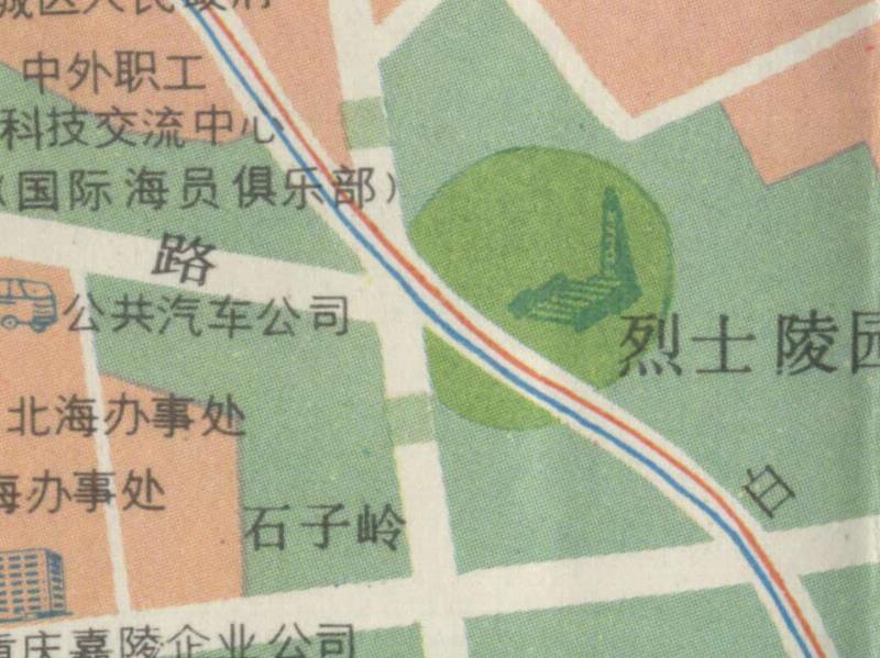 1988年《北海交通游览图》插图3