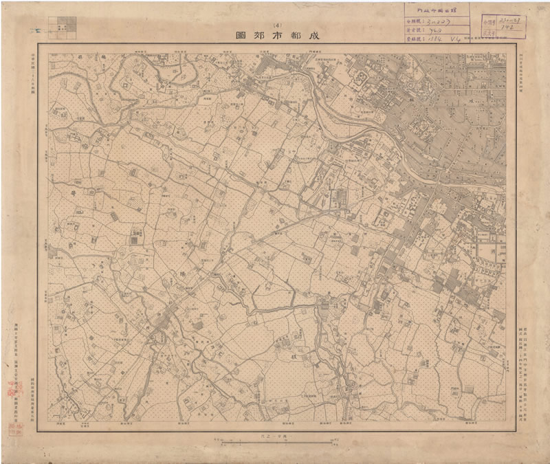 1948年《成都市郊图》插图2