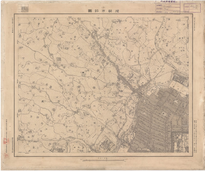 1948年《成都市郊图》插图3