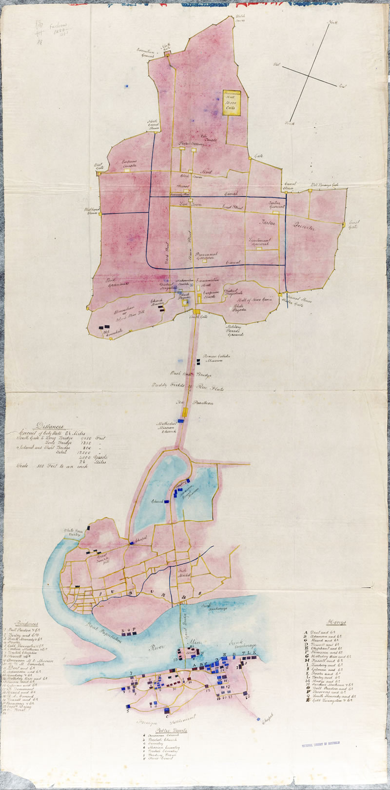 1850-1860年福州府地图插图