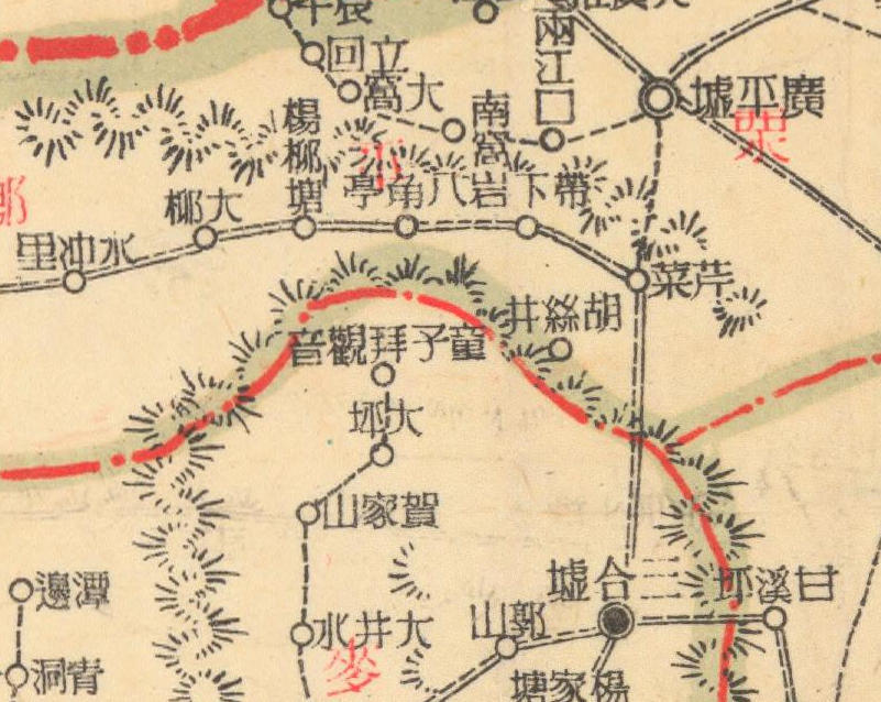 1940年湖南《临武县图》插图1