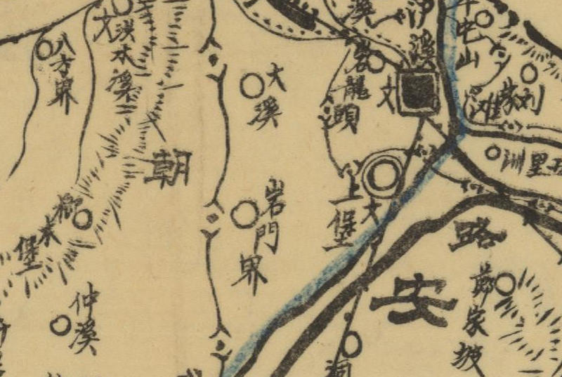 1944年湖南《泸溪县图》插图1