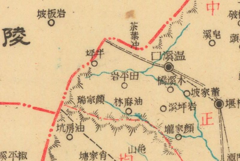 约1940年湖南《溆浦县图》插图3