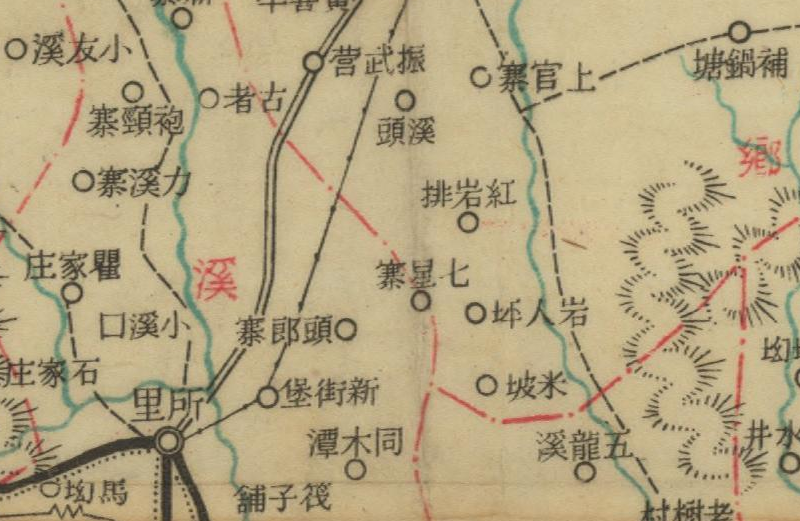 约1943年湖南《乾城县图》插图1