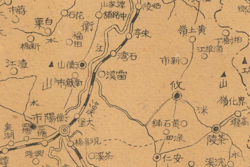 1944年《湘粤桂形势图》插图1