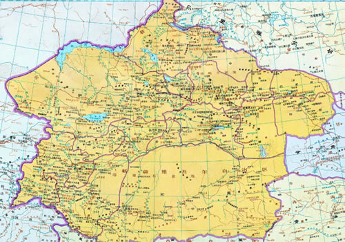 清朝 新疆地图全图缩略图