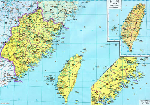 清朝 福建地图全图缩略图