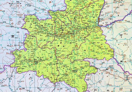 清朝 陕西地图全图缩略图