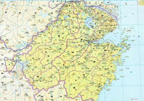 南宋 两浙西路、两浙东路、江南东路地图缩略图