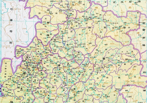 南宋 成都府路 潼川府路 夔州路 利州东路 利州西路地图缩略图