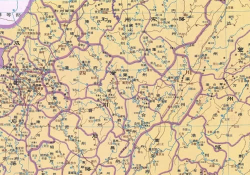 南宋 成都府附近地图缩略图