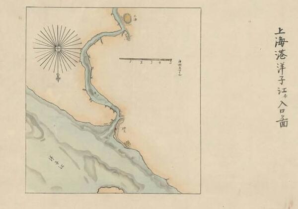 1874《上海港扬子江入口图》缩略图