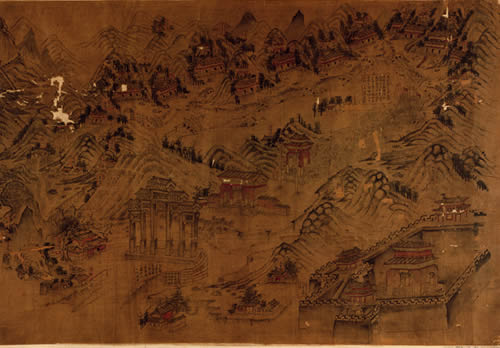 1756年《明十三陵图》缩略图