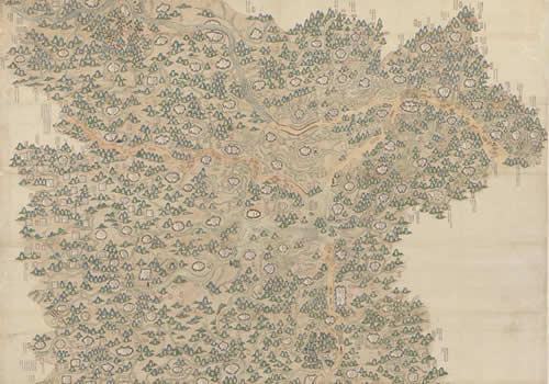 清代彩绘本《湖广省图》缩略图