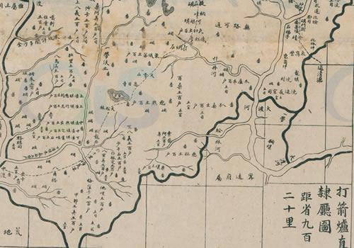 清末康定《打箭炉直隶厅图》缩略图